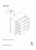 Предварительный просмотр 14 страницы fantastic furniture Arcadia Lowboy Assembly Instructions Manual