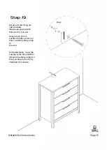 Предварительный просмотр 15 страницы fantastic furniture Arcadia Lowboy Assembly Instructions Manual