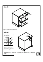 Предварительный просмотр 14 страницы fantastic furniture Ashford Bedside 2 Drawer Manual