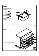 Предварительный просмотр 19 страницы fantastic furniture Ashford Dresser 7 Drawer Manual