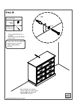 Предварительный просмотр 21 страницы fantastic furniture Ashford Dresser 7 Drawer Manual