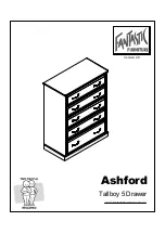 fantastic furniture Ashford Tallboy 5 Drawer Manual предпросмотр