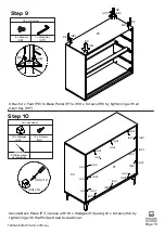 Предварительный просмотр 10 страницы fantastic furniture Avalon Lowboy Assembly Instructions Manual