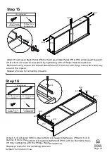 Предварительный просмотр 13 страницы fantastic furniture Avalon Lowboy Assembly Instructions Manual