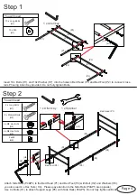 Предварительный просмотр 4 страницы fantastic furniture BINGO Bed Single Assembly Instructions