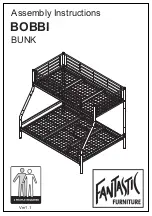 fantastic furniture BOBBI Assembly Instructions Manual предпросмотр