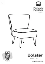 fantastic furniture Bolster Chair Manual preview