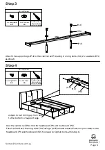 Предварительный просмотр 6 страницы fantastic furniture Bravo King Bed Manual