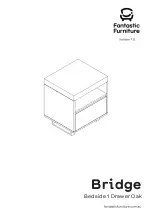 fantastic furniture Bridge Bedside 1 Drawer Manual предпросмотр