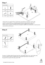 Preview for 5 page of fantastic furniture Bridge Bedside 1 Drawer Manual