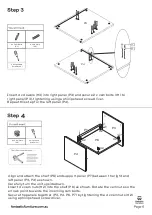 Preview for 6 page of fantastic furniture Bridge Bedside 1 Drawer Manual