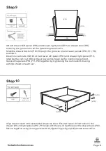 Preview for 9 page of fantastic furniture Bridge Bedside 1 Drawer Manual