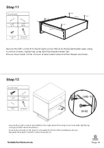 Preview for 10 page of fantastic furniture Bridge Bedside 1 Drawer Manual