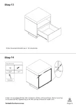 Preview for 11 page of fantastic furniture Bridge Bedside 1 Drawer Manual