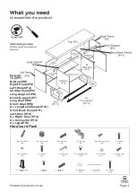 Предварительный просмотр 4 страницы fantastic furniture Bridge Buffet 3 Door Mk2 Oak Manual