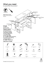 Предварительный просмотр 4 страницы fantastic furniture Bridge Buffet Manual