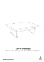 Предварительный просмотр 6 страницы fantastic furniture Bridge Coffee Table Manual