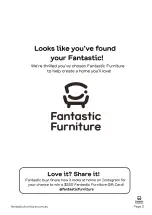 Preview for 2 page of fantastic furniture Bridge Dining Table Manual