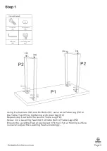 Preview for 5 page of fantastic furniture Bridge Dining Table Manual