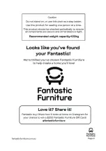 Preview for 8 page of fantastic furniture Bridge Dining Table Manual