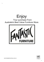 Preview for 2 page of fantastic furniture BUTTONS Manual