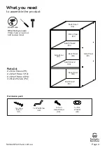 Предварительный просмотр 29 страницы fantastic furniture Buzz Student Desk Manual