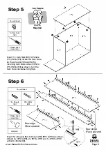 Предварительный просмотр 9 страницы fantastic furniture Cabin King Single Loft Bed Manual