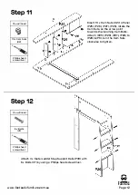 Предварительный просмотр 12 страницы fantastic furniture Cabin King Single Loft Bed Manual