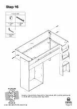 Предварительный просмотр 15 страницы fantastic furniture Cabin King Single Loft Bed Manual