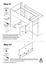 Предварительный просмотр 20 страницы fantastic furniture Cabin King Single Loft Bed Manual