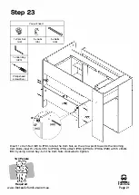 Предварительный просмотр 21 страницы fantastic furniture Cabin King Single Loft Bed Manual