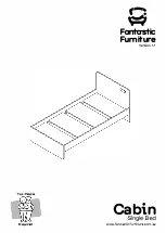 fantastic furniture Cabin Single Bed Manual preview