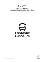 Preview for 2 page of fantastic furniture CABIN TODDLER BED Manual