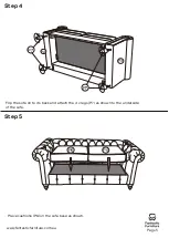 Предварительный просмотр 6 страницы fantastic furniture Carlotta Sofa 2 STR Manual