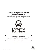 Предварительный просмотр 2 страницы fantastic furniture Carlotta Sofa 3 STR Quick Start Manual