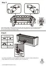 Предварительный просмотр 7 страницы fantastic furniture Carlotta Sofa 3 STR Quick Start Manual