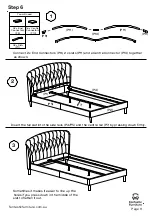 Preview for 8 page of fantastic furniture Carrington Bed Manual