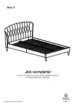 Preview for 10 page of fantastic furniture Carrington Bed Manual