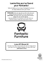 Preview for 2 page of fantastic furniture Casa Single bed Manual