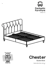 Предварительный просмотр 1 страницы fantastic furniture Chester Queen Bed Manual