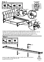 Предварительный просмотр 6 страницы fantastic furniture Chester Queen Bed Manual