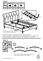 Предварительный просмотр 7 страницы fantastic furniture Chester Queen Bed Manual