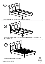 Предварительный просмотр 8 страницы fantastic furniture Chester Queen Bed Manual