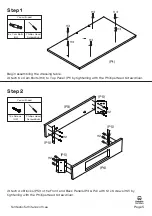 Preview for 5 page of fantastic furniture Cloud Dresser Mirror Set 1 Drawer Manual