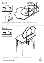 Preview for 8 page of fantastic furniture Cloud Dresser Mirror Set 1 Drawer Manual