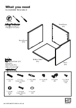 Предварительный просмотр 4 страницы fantastic furniture CODA INSERT 1 DOOR STANDARD Manual