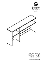 fantastic furniture CODY DESK HUTCH Manual preview