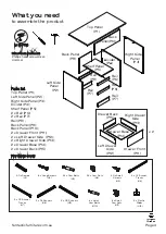 Предварительный просмотр 4 страницы fantastic furniture Cody Desk Student 2 Drawer Manual