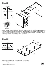 Предварительный просмотр 9 страницы fantastic furniture Cody Desk Student 2 Drawer Manual