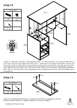 Предварительный просмотр 10 страницы fantastic furniture Cody Desk Student 2 Drawer Manual